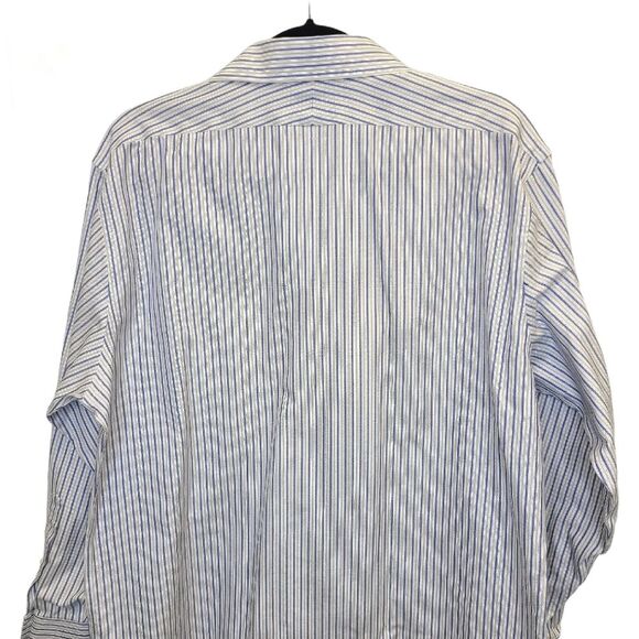 Brooks Brothers Mens Striped Regent Fit Supima Cotton Button Up Shirt 16.5-33 - Picture 6 of 13
